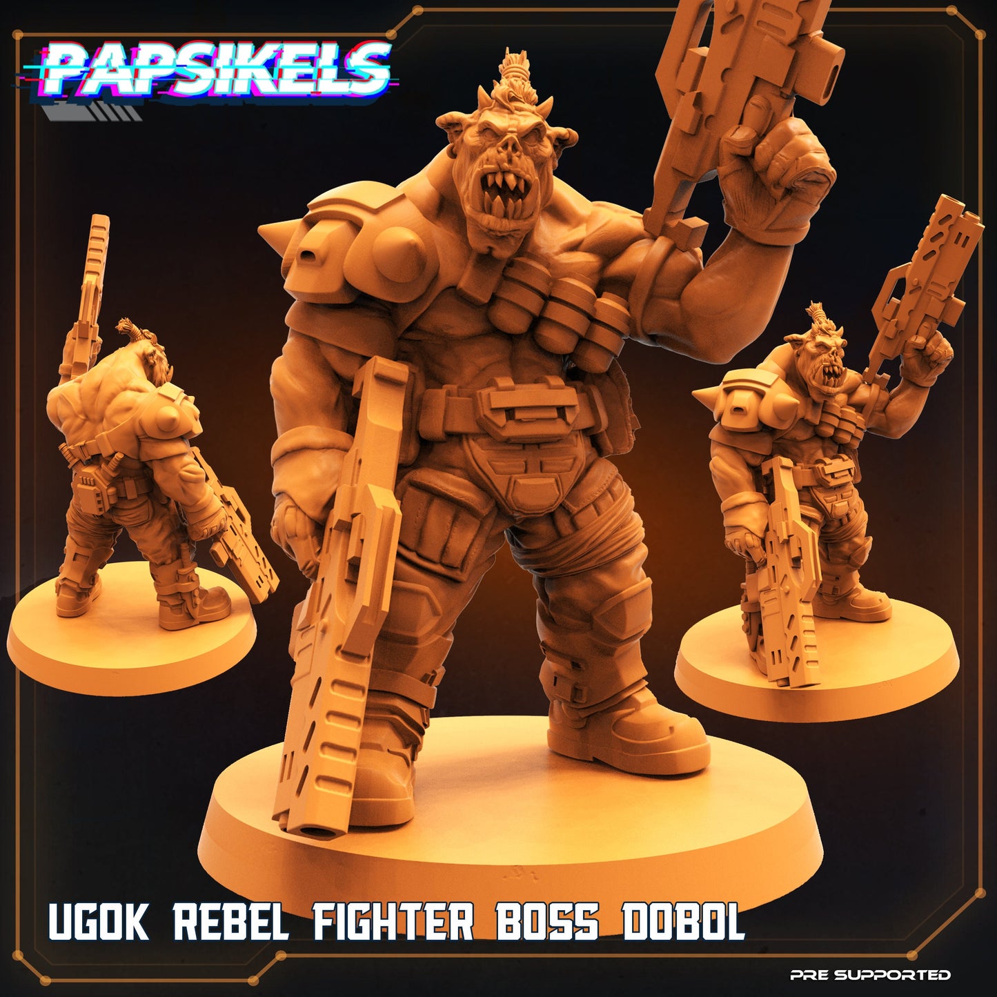 Ugok Rebel Fighters from "Dropship Troopers" by Papsikels Miniatures