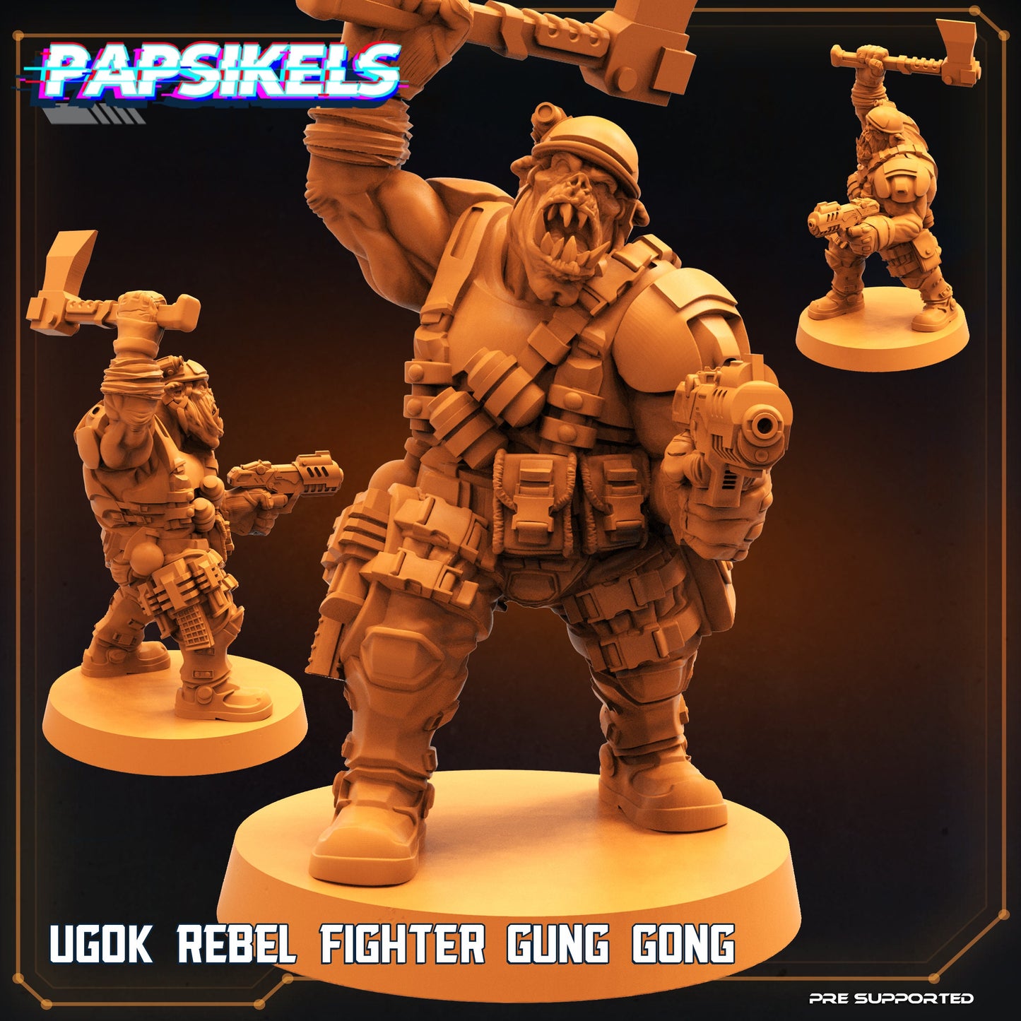 Ugok Rebel Fighters from "Dropship Troopers" by Papsikels Miniatures