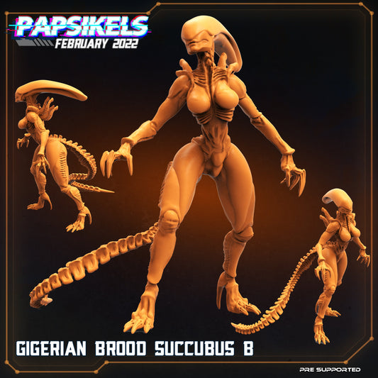 Gigerian Brood Succubus by Papsikels Miniatures RPG Aliens