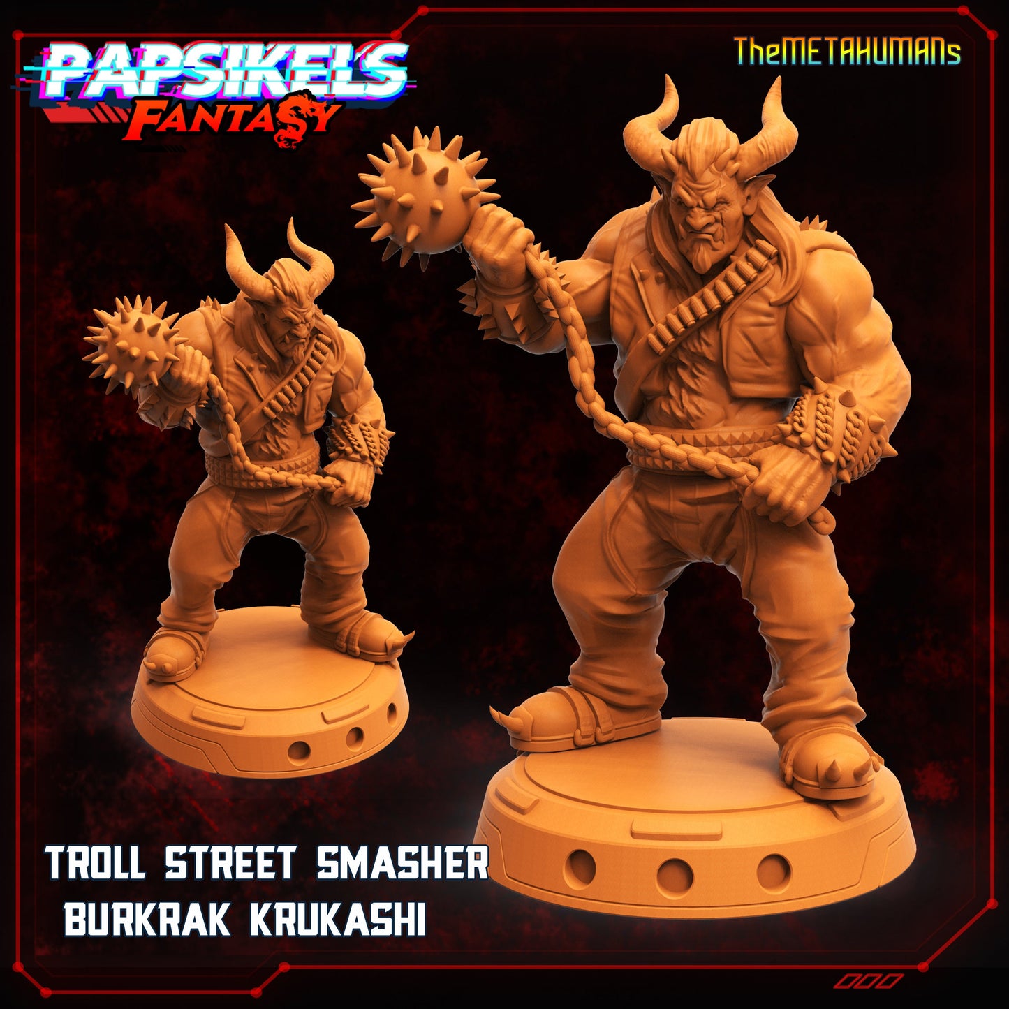 Troll Street Smasher from "Metahumans" by Papsikels Miniatures