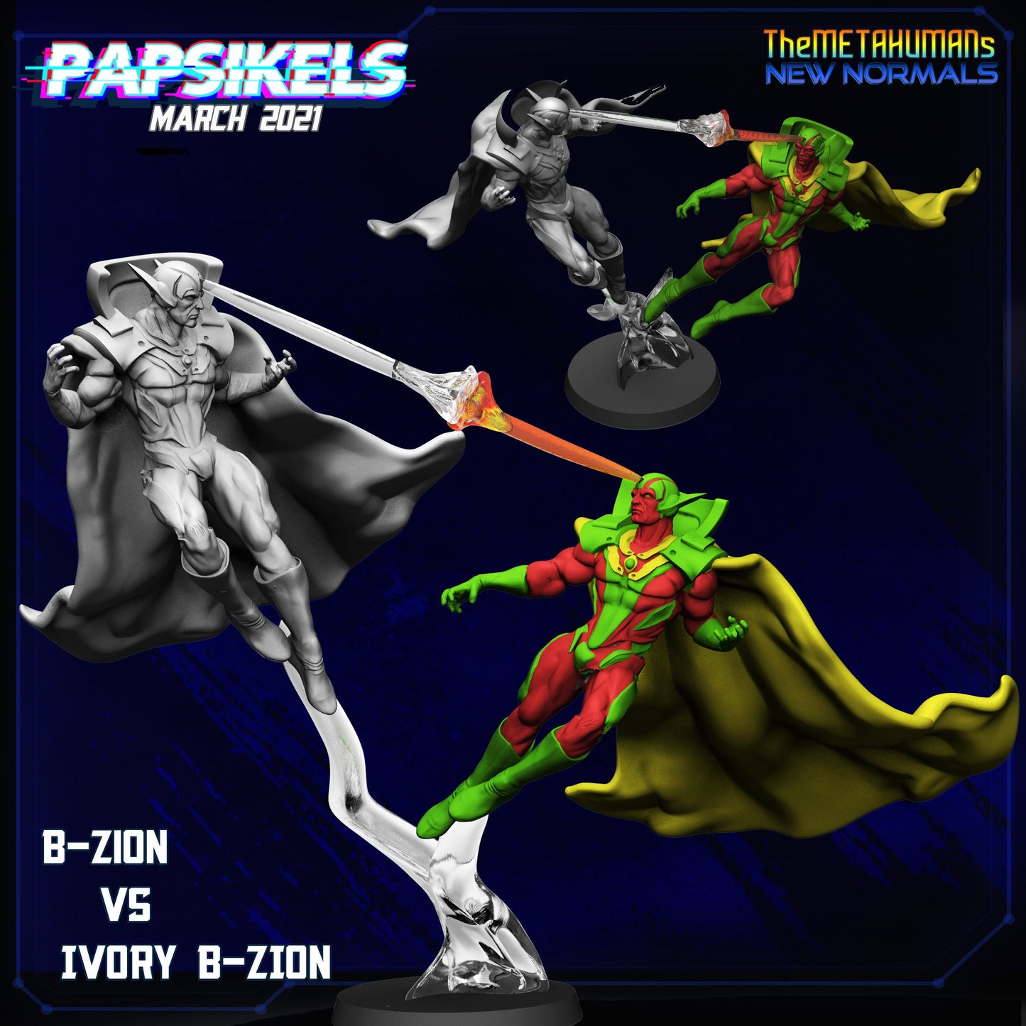 The Metahumans New Normal by Papsikels Miniatures