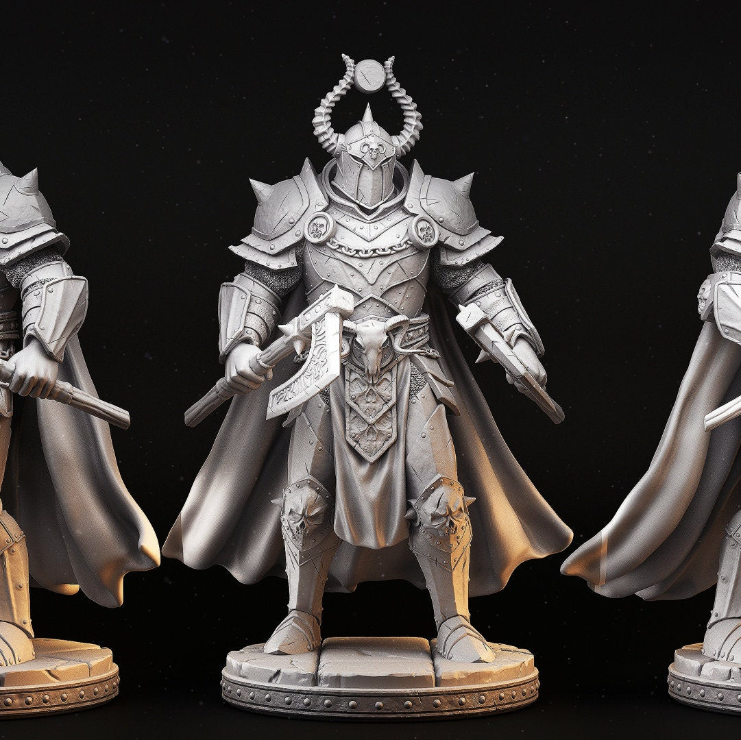 Dark Knight Hadeon by Primal Collectibles Miniatures Heroquest Chaos Warrior