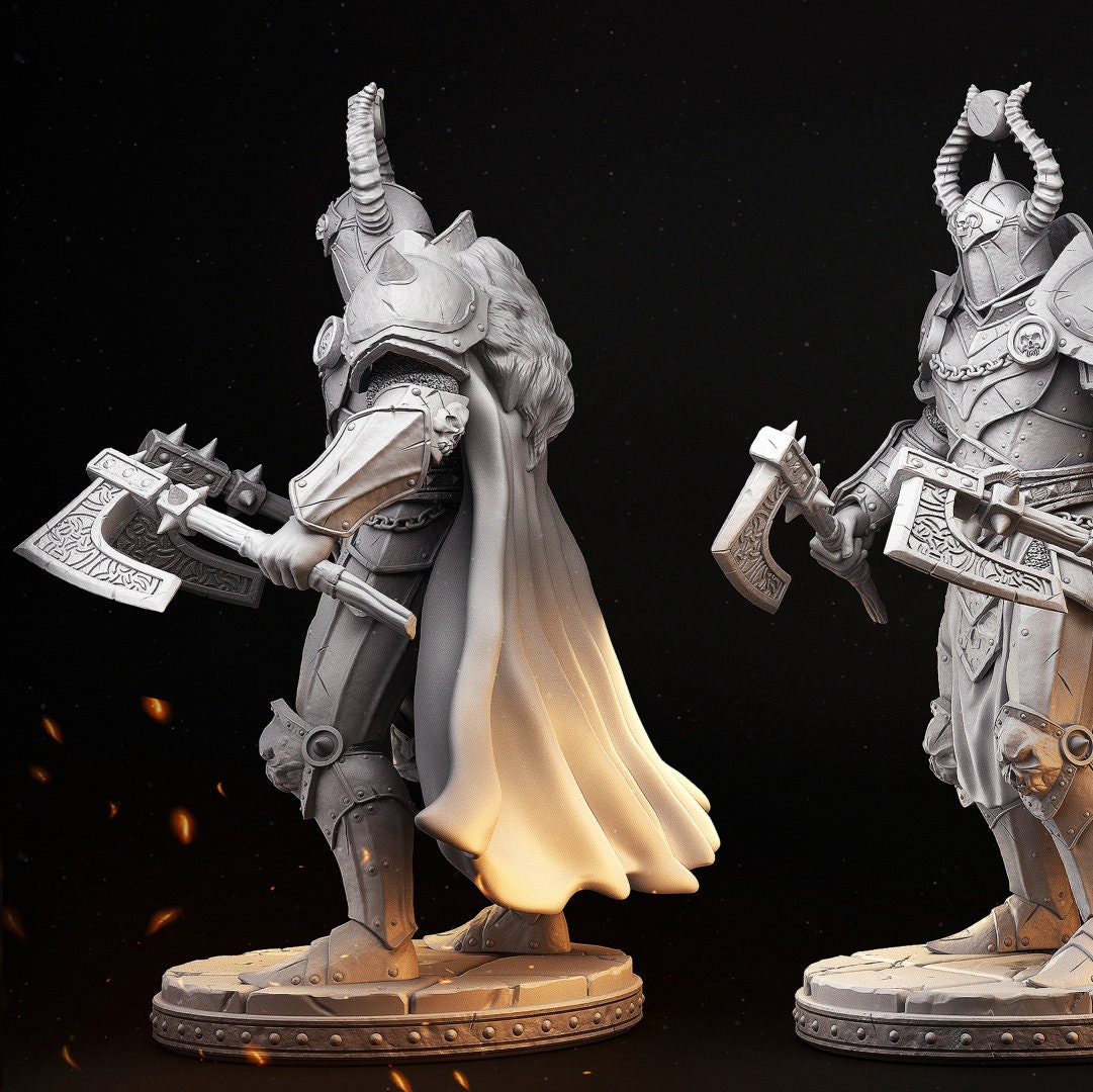 Dark Knight Hadeon by Primal Collectibles Miniatures Heroquest Chaos Warrior