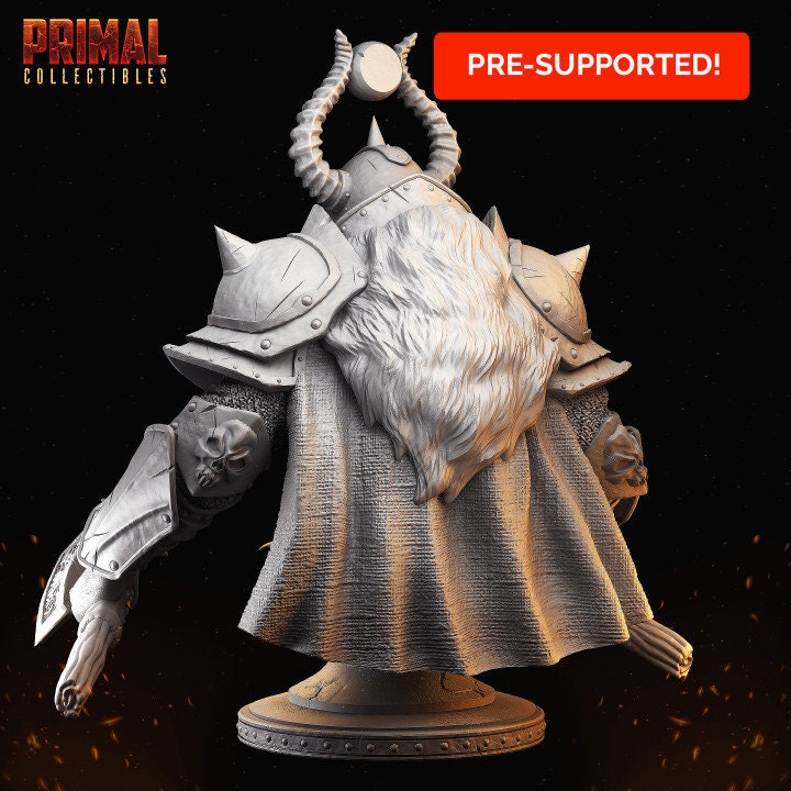 Dark Knight Hadeon Bust by Primal Collectibles Miniatures Heroquest Chaos Warrior