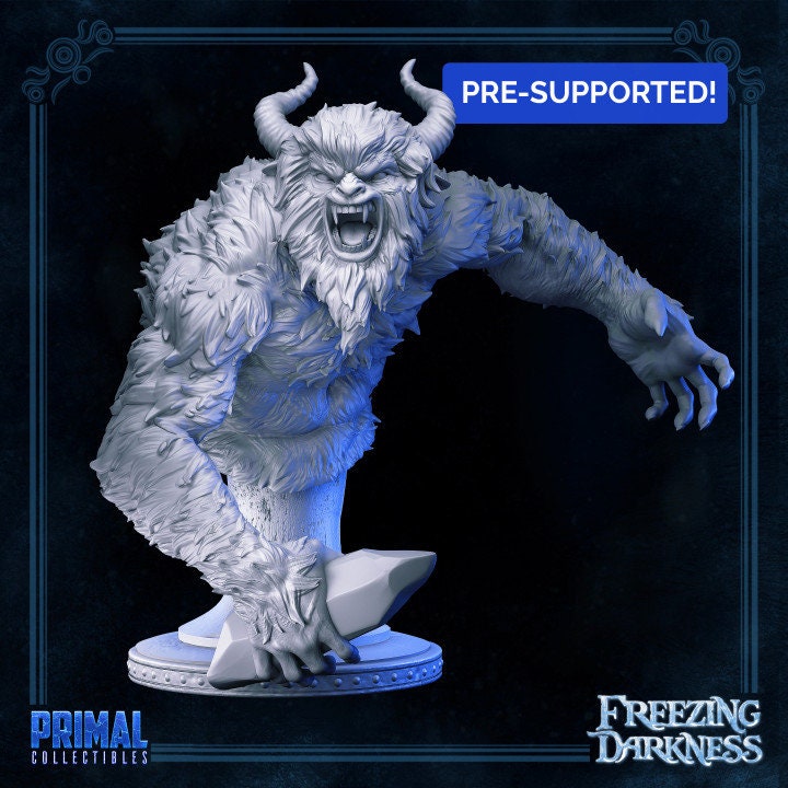 Yeti Bust by Primal Collectibles Miniatures Heroquest