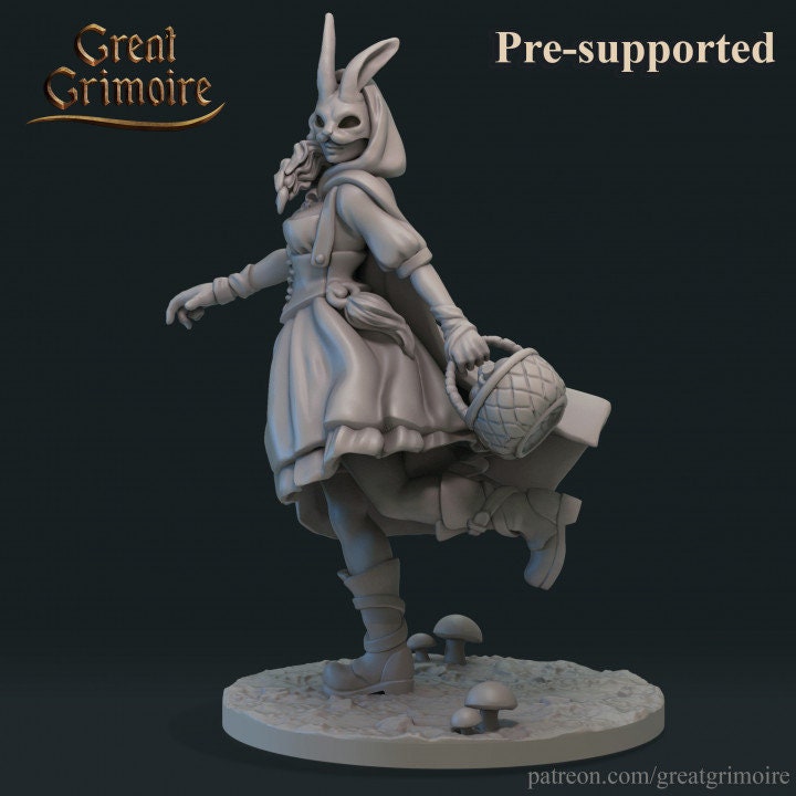 Red Riding Hood from "Grimm Tales" by Great Grimoire Miniatures RPG