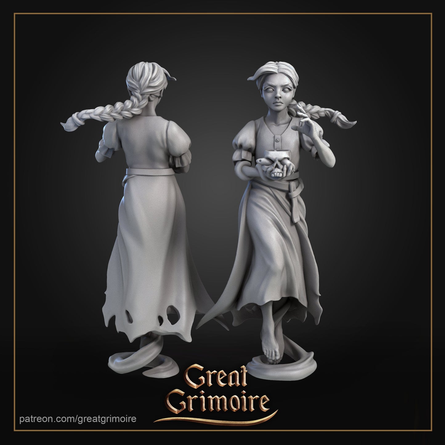 Mildred from "Witches Sabbath" by Great Grimoire Miniatures