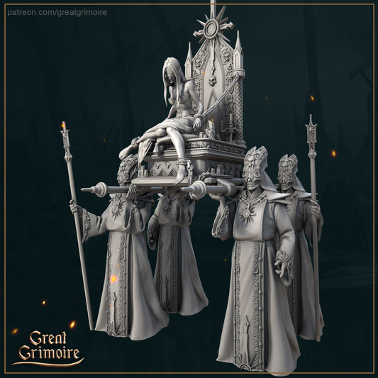 Sacred Procession from "Dawn of Heresy" by Great Grimoire Miniatures