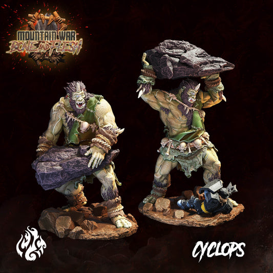 Cyclops from "Mountain War" by Crippled God Foundry Miniatures