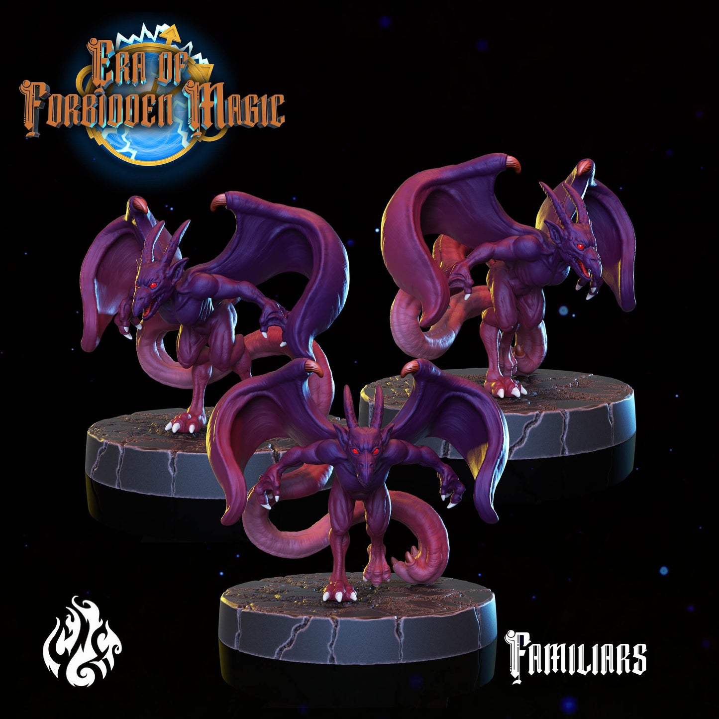 Familiars from "Era of Forbidden Magic" by Crippled God Foundry Miniatures