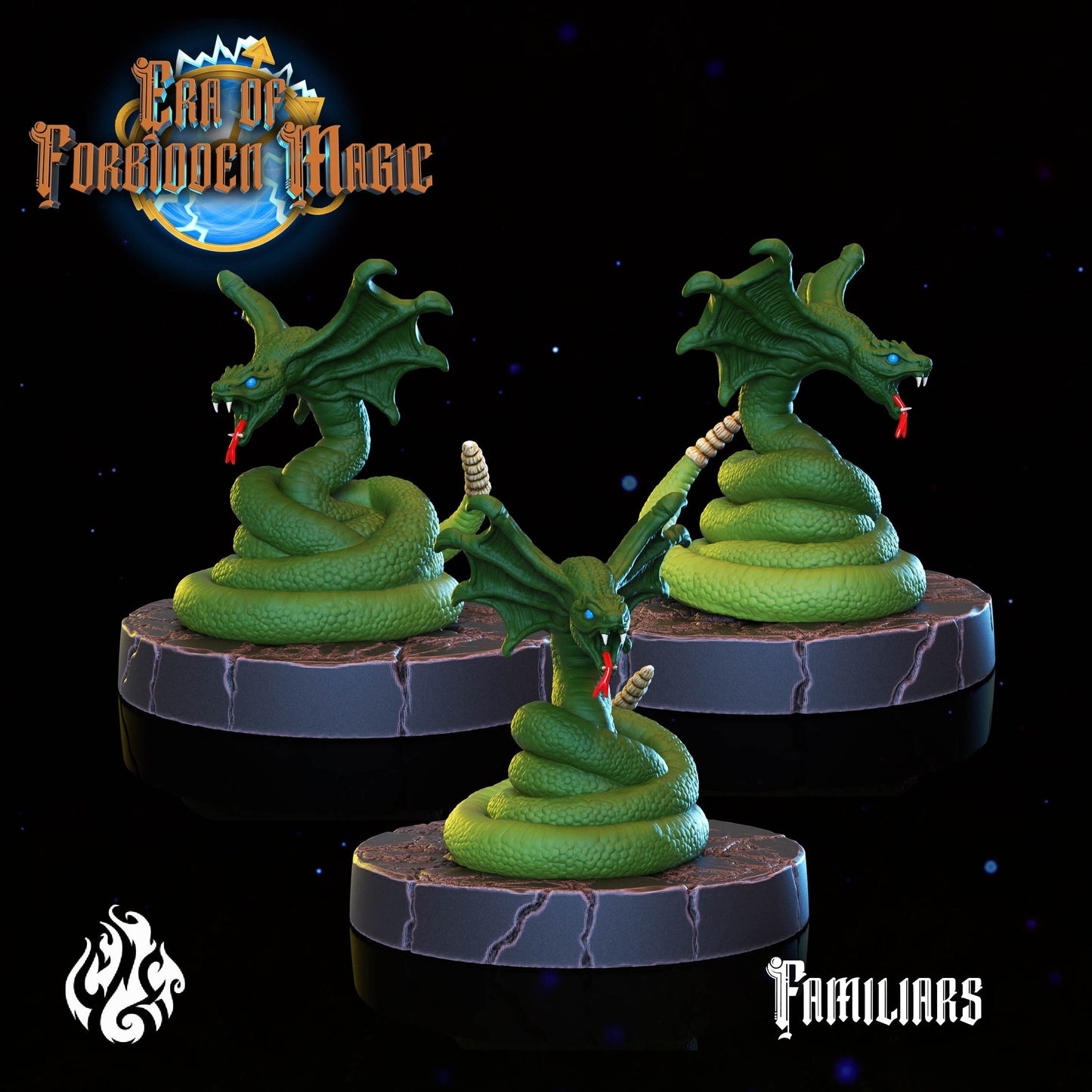 Familiars from "Era of Forbidden Magic" by Crippled God Foundry Miniatures