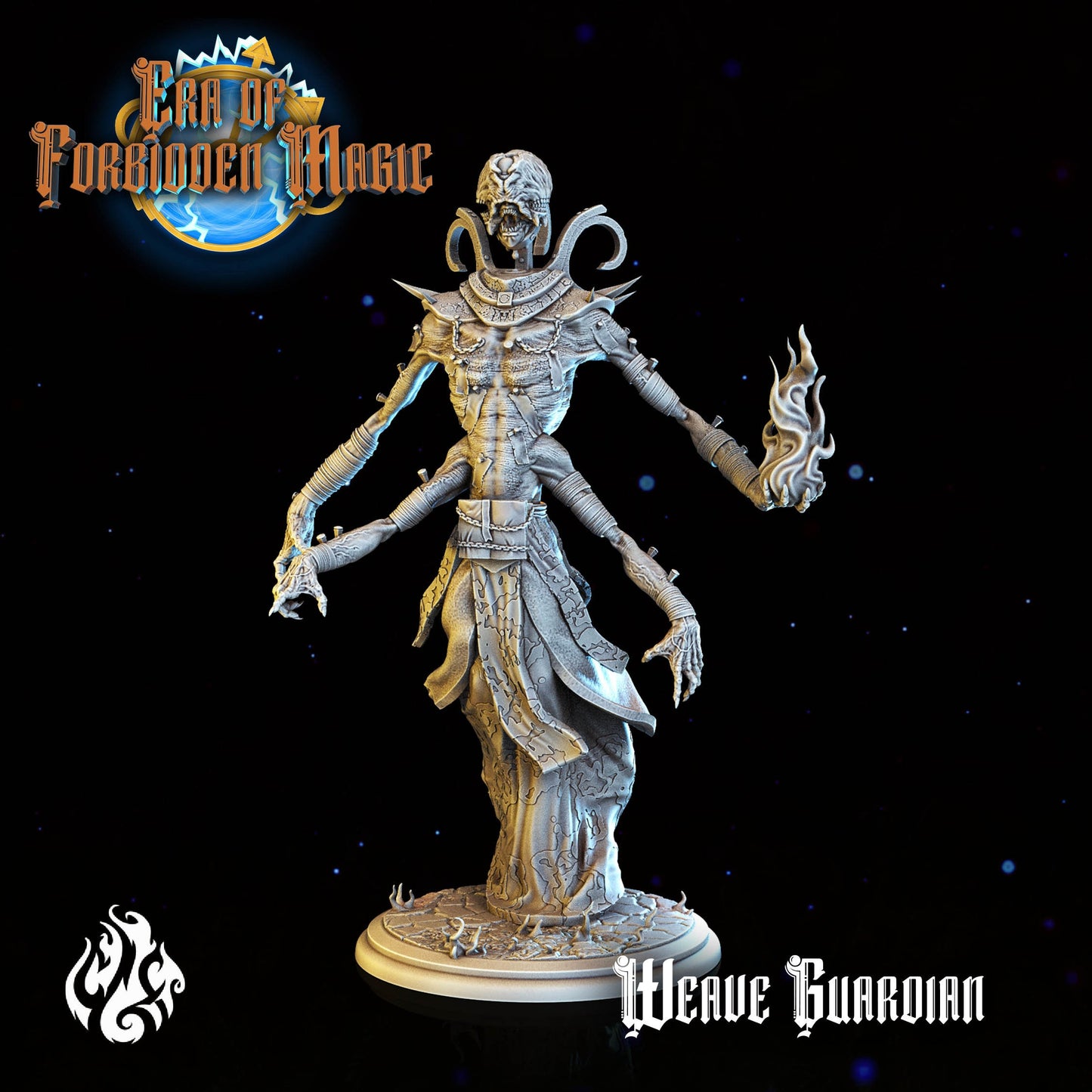 Weave Guardian from "Era of Forbidden Magic" by Crippled God Foundry Miniatures