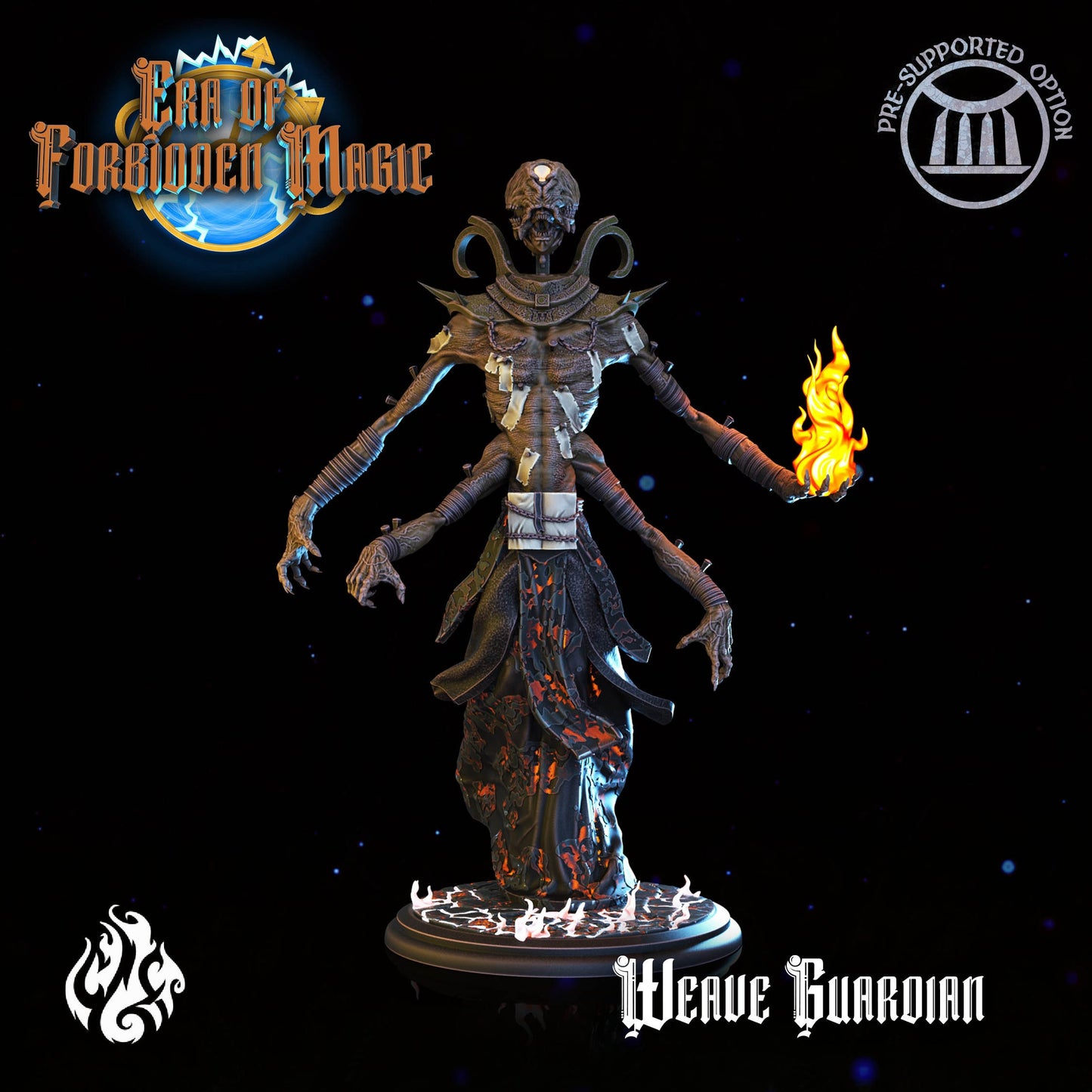 Weave Guardian from "Era of Forbidden Magic" by Crippled God Foundry Miniatures