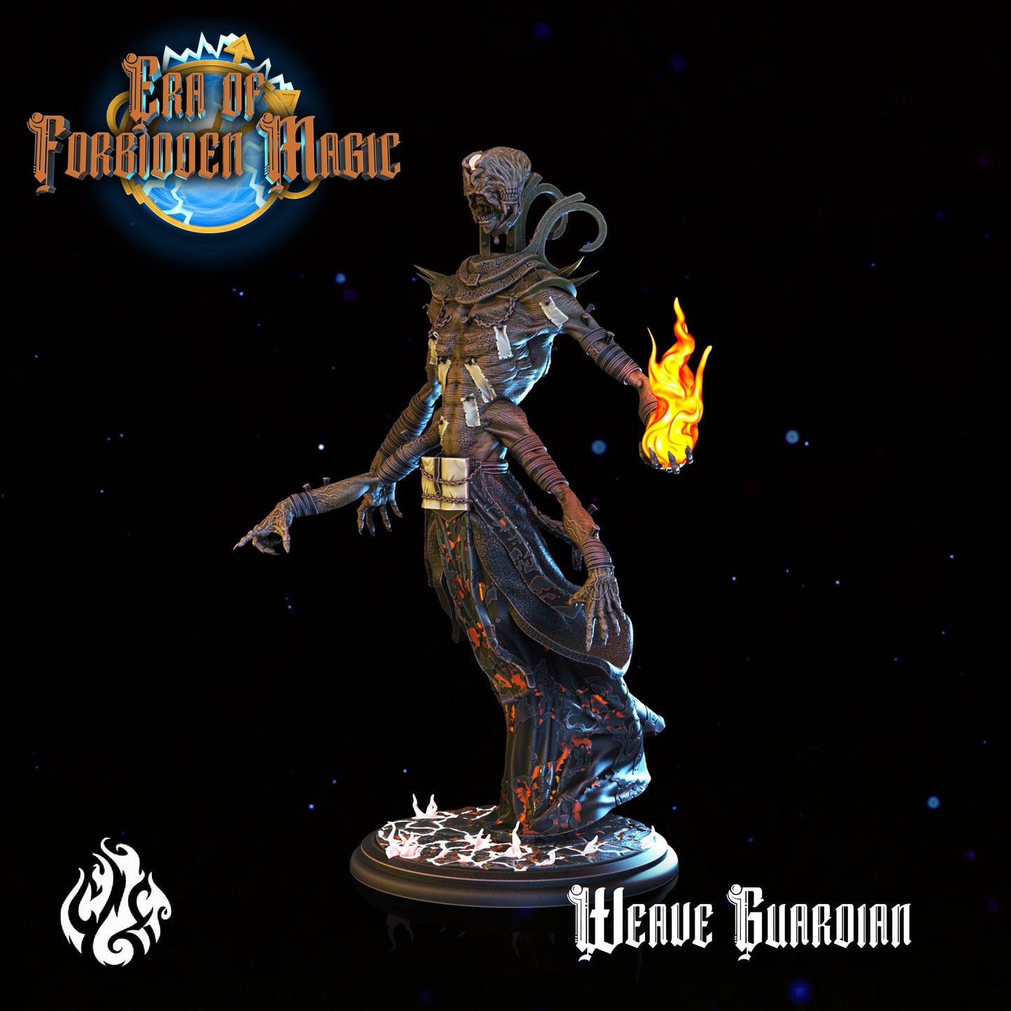 Weave Guardian from "Era of Forbidden Magic" by Crippled God Foundry Miniatures