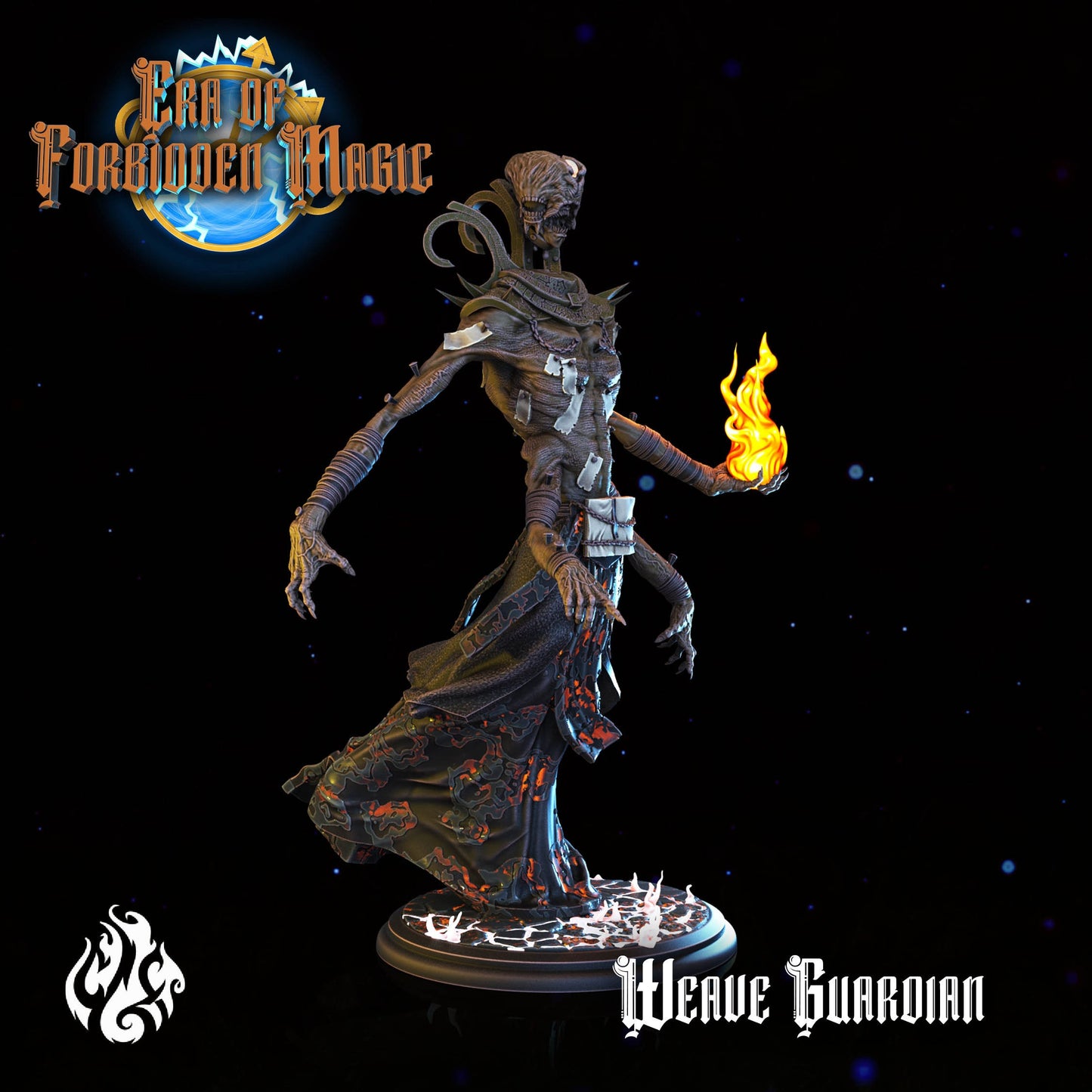 Weave Guardian from "Era of Forbidden Magic" by Crippled God Foundry Miniatures