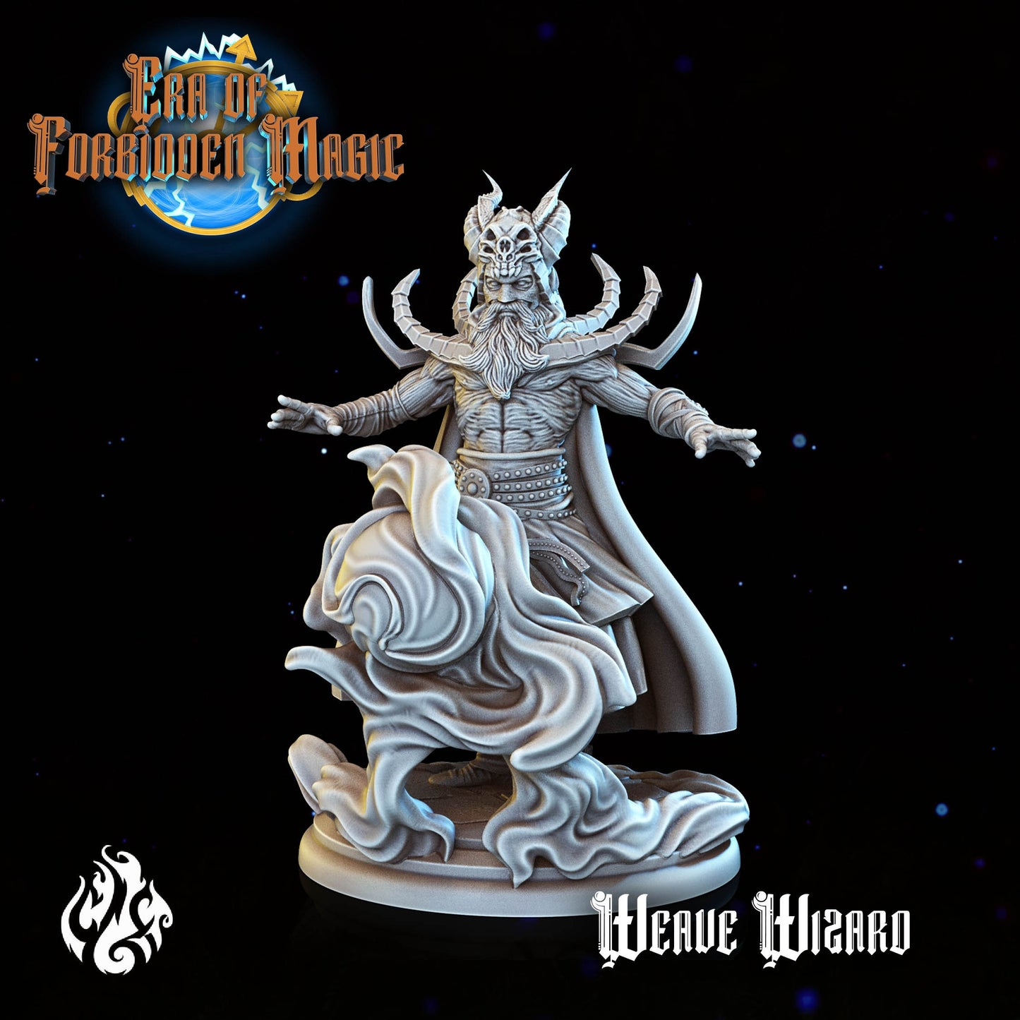 Weave Wizards from "Era of Forbidden Magic" by Crippled God Foundry Miniatures