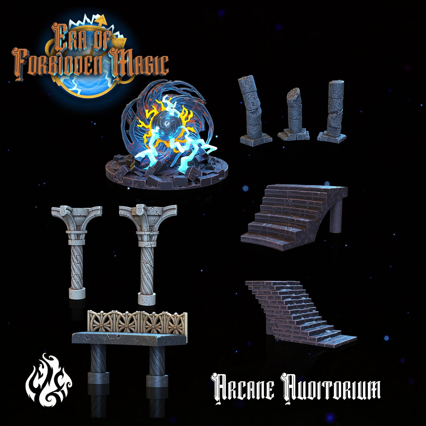 Arcane Auditorium from "Era of Forbidden Magic" by Crippled God Foundry Miniatures