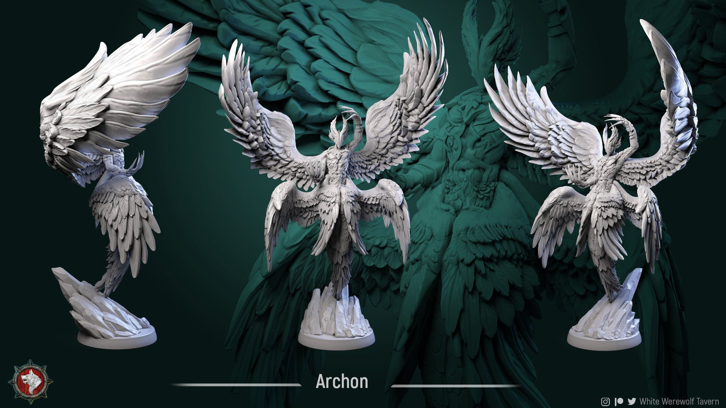 Archon from "Heavenly Justice" by White Werewolf Tavern Miniatures