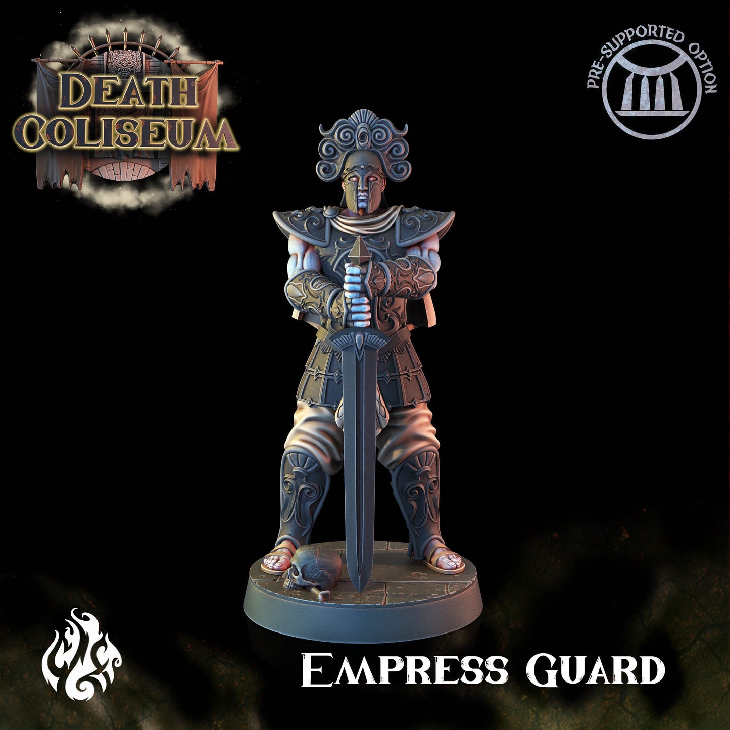 Empress Guard from "Death Coliseum" by Crippled God Foundry Miniatures