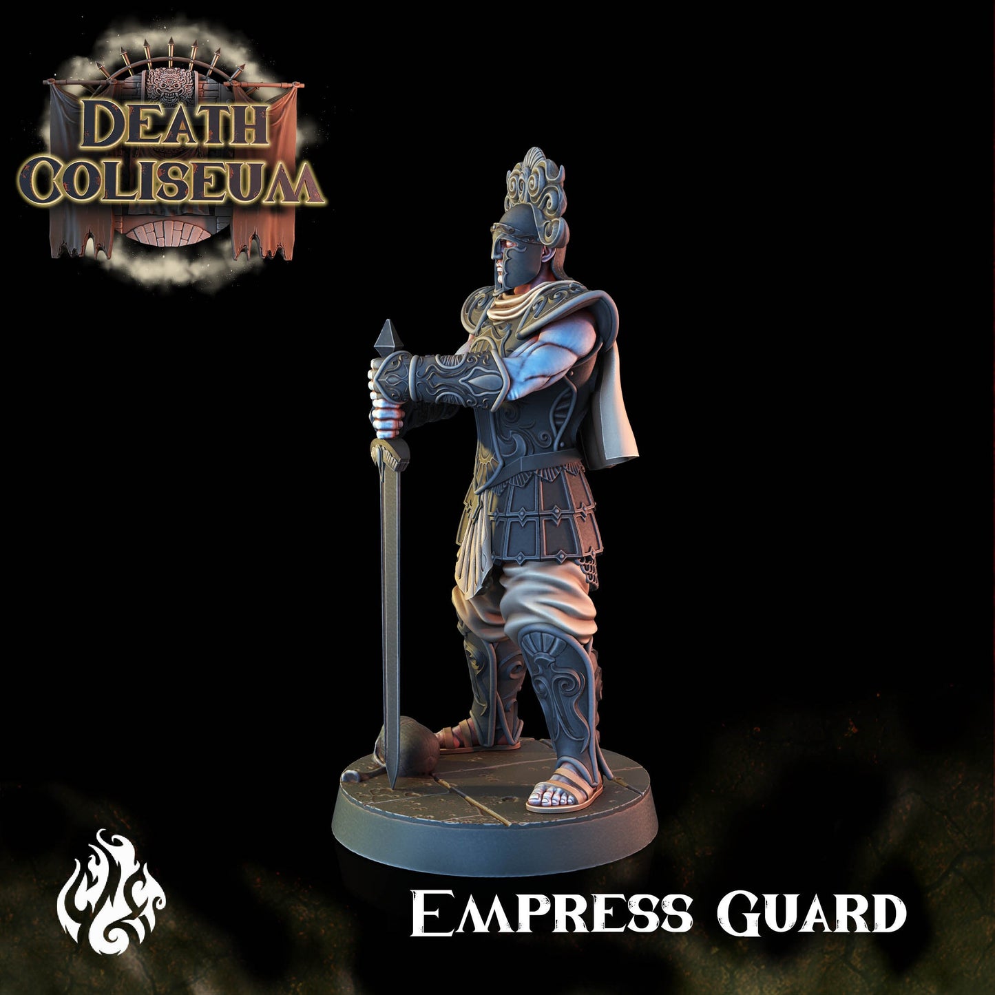 Empress Guard from "Death Coliseum" by Crippled God Foundry Miniatures