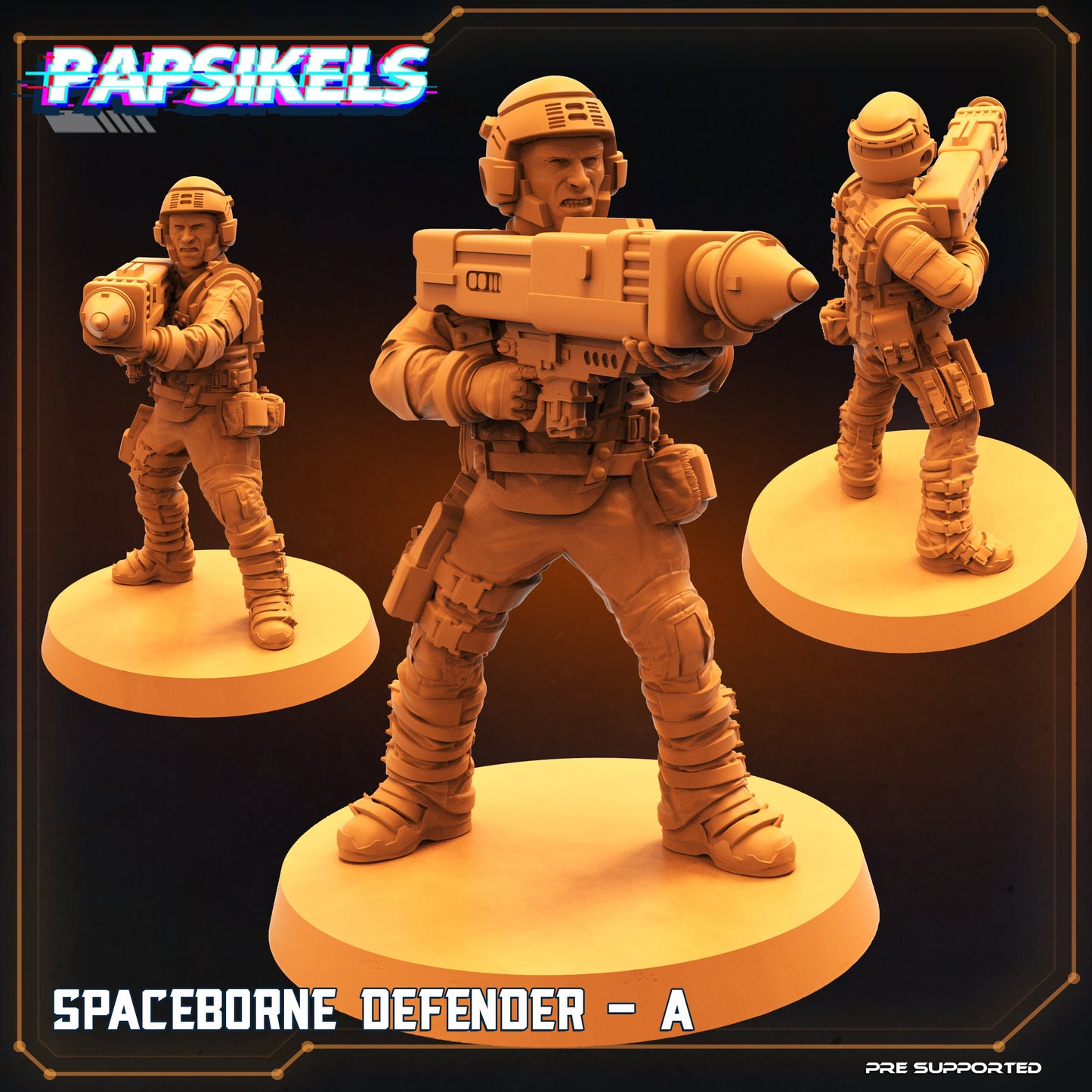 Spaceborne Defenders from "Dropship Troopers" by Papsikels Miniatures