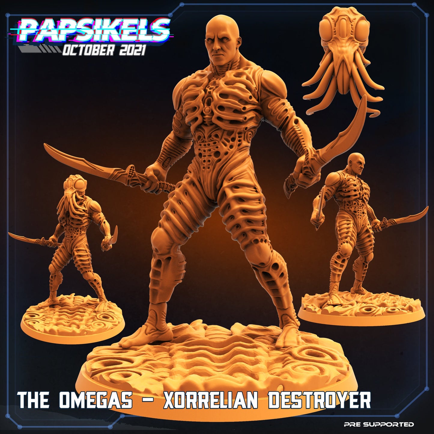 The Omegas Xorrelian Destroyers by Papsikels Miniatures