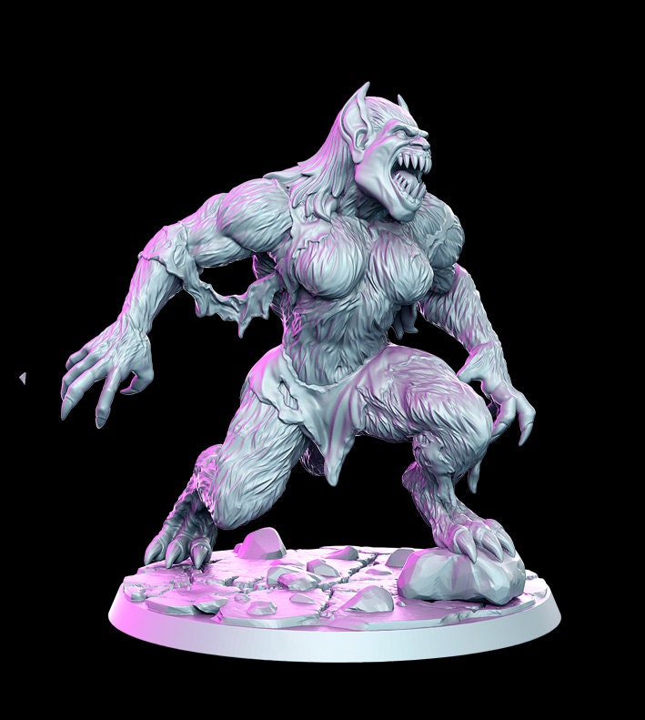 Female Werebeast from "Witcher Contract" by RN Estudio Miniatures