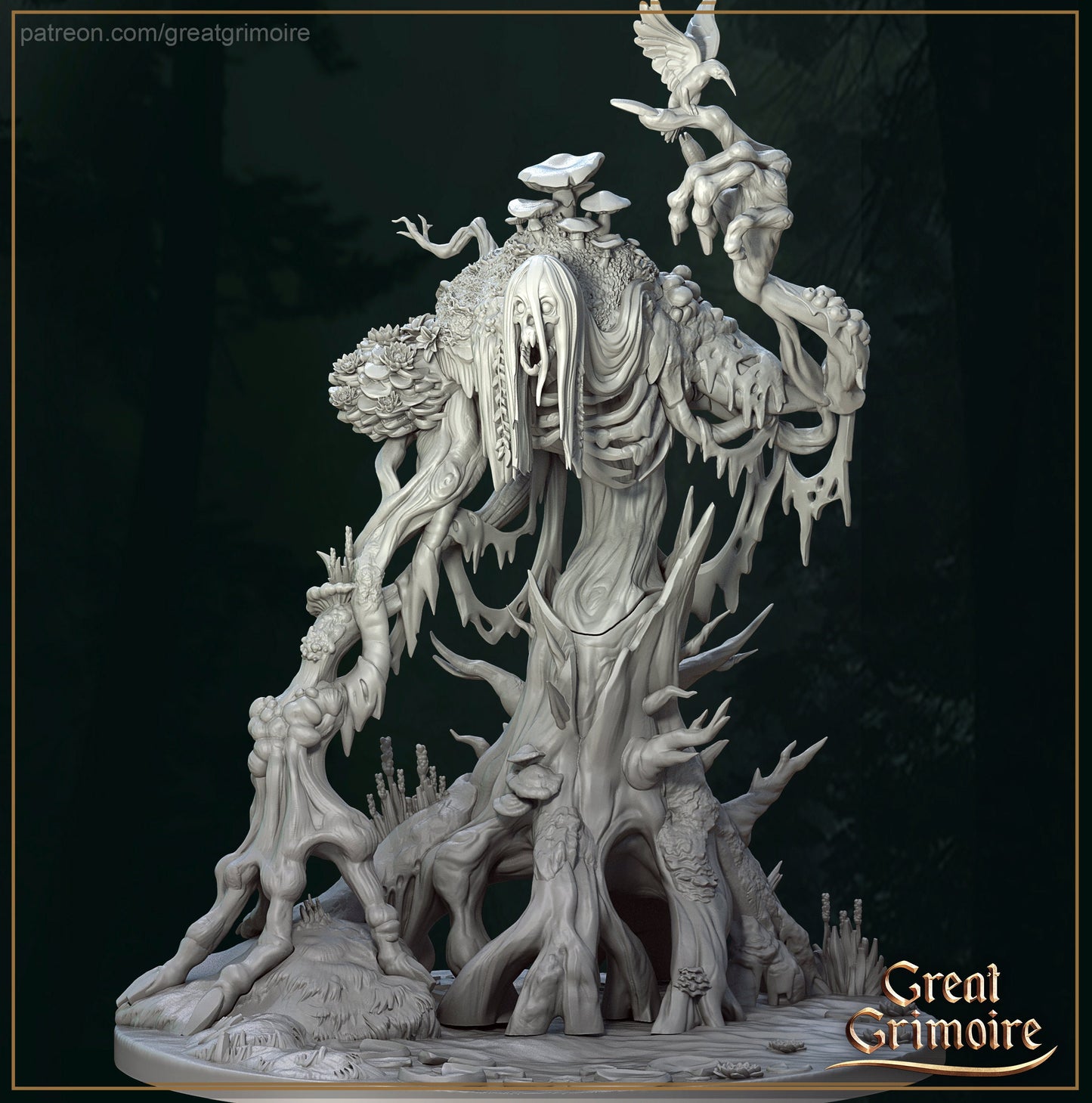 Wood Spirit from "Beyond the Evergreen Forest" by Great Grimoire Miniatures