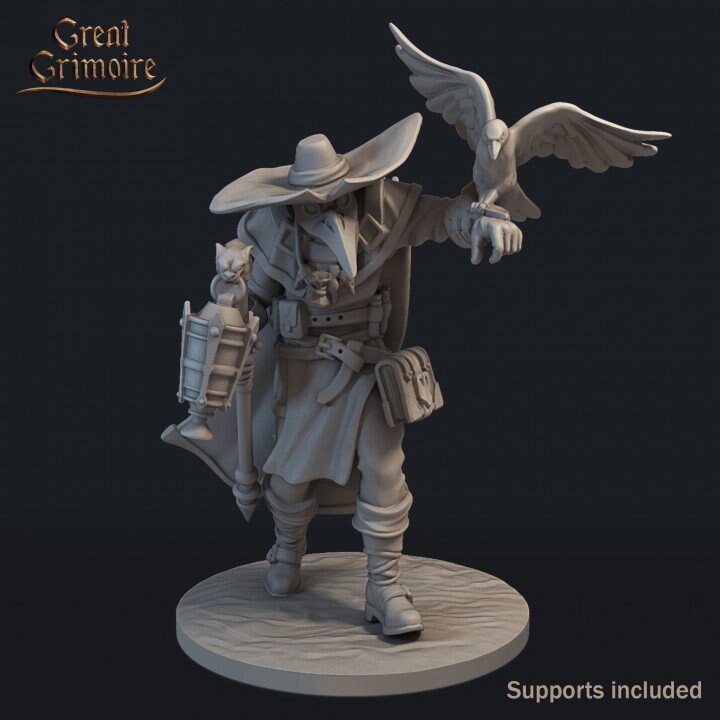 Dr Corvis Plague Doctor by Great Grimoire Miniatures