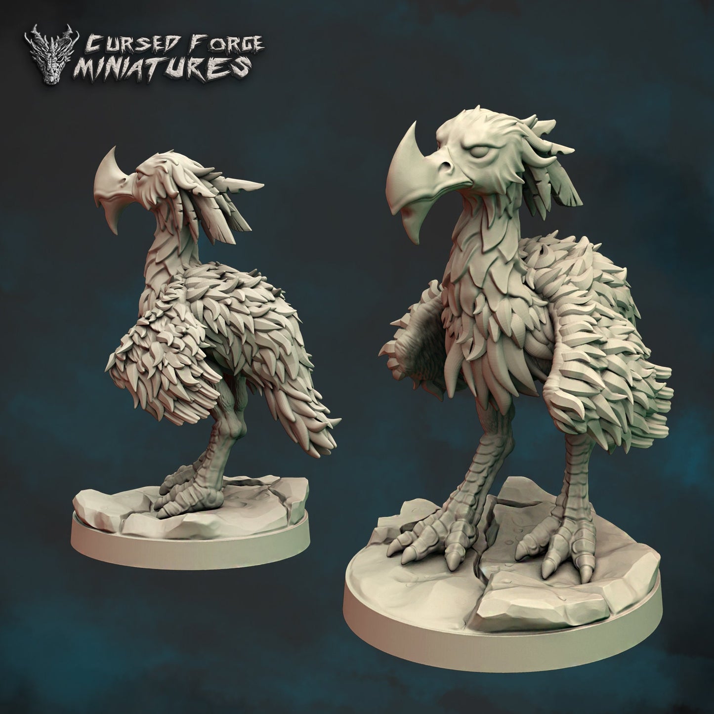 Axebeak by Cursed Forge Miniatures