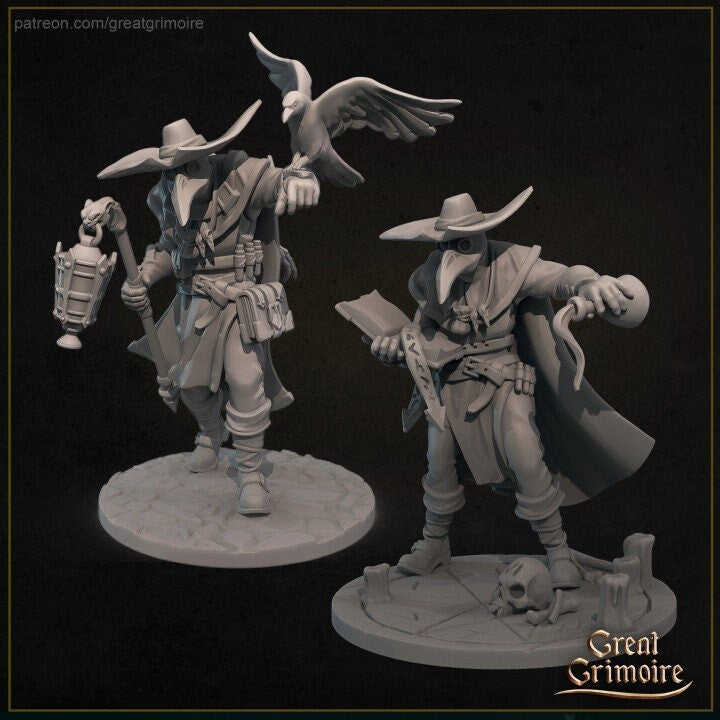 Dr Corvis Plague Doctor by Great Grimoire Miniatures