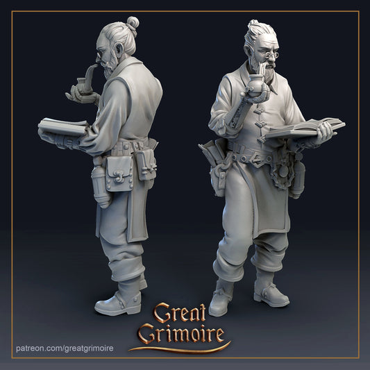 Professor Sturgess from "Tower of Brassmourne" by Great Grimoire Miniatures