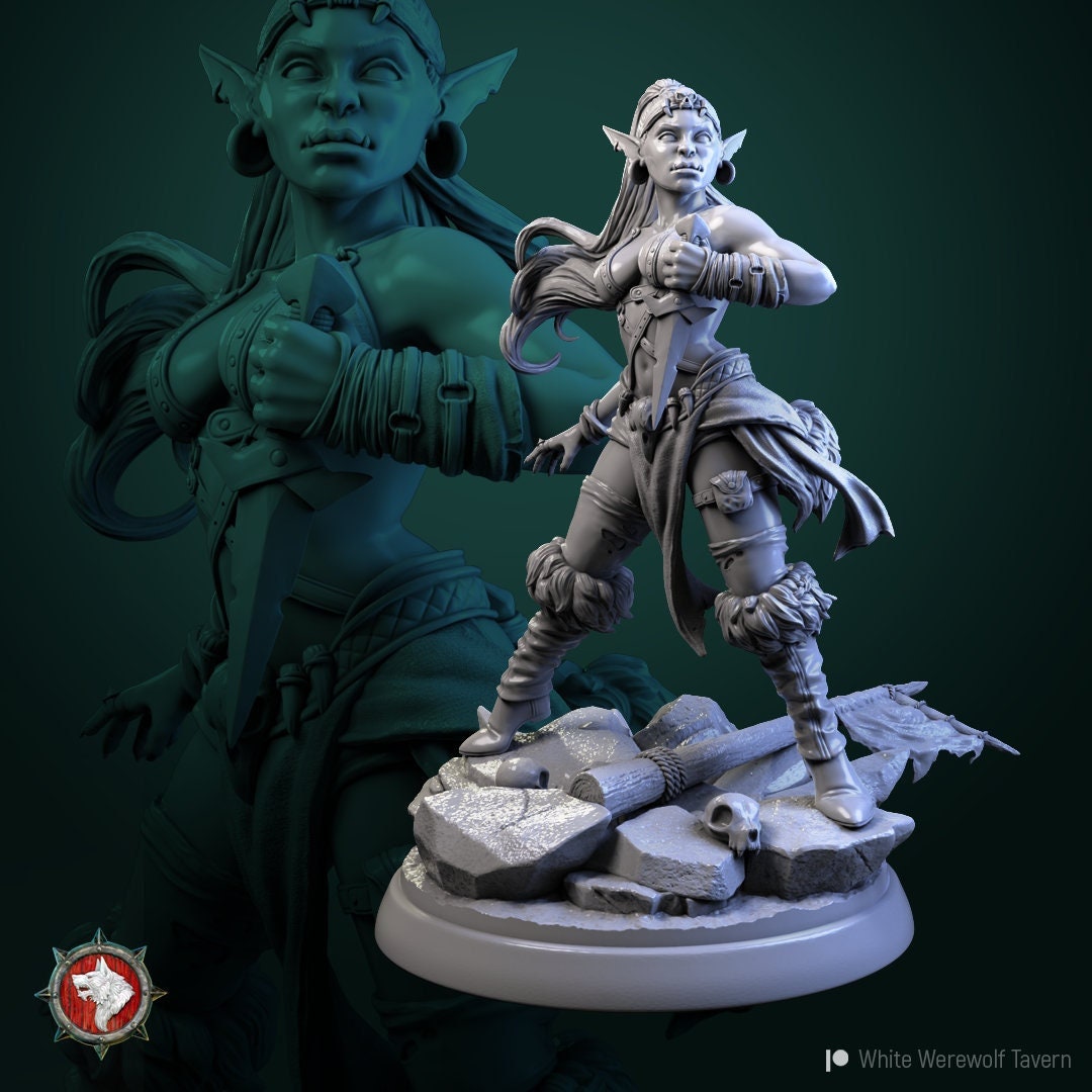 Goblin Thief from "Green Fury" by White Werewolf Tavern Miniatures