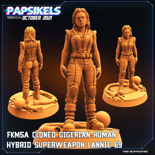 FKMSA Cloned Gigerian Human Hybrid Super Weapon by Papsikels Miniatures