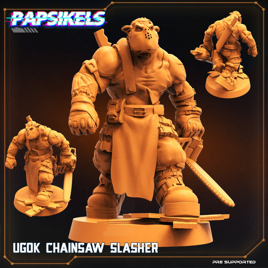 Ugok Chainsaw Slasher from "Dropship Troopers" by Papsikels Miniatures