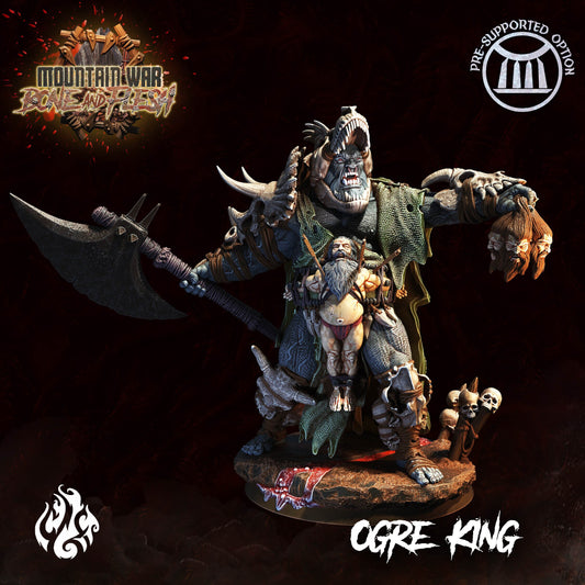 Ogre King from "Mountain War" by Crippled God Foundry Miniatures