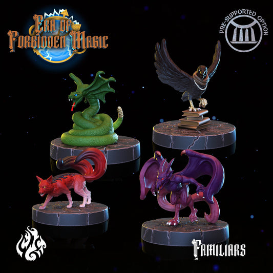 Familiars from "Era of Forbidden Magic" by Crippled God Foundry Miniatures