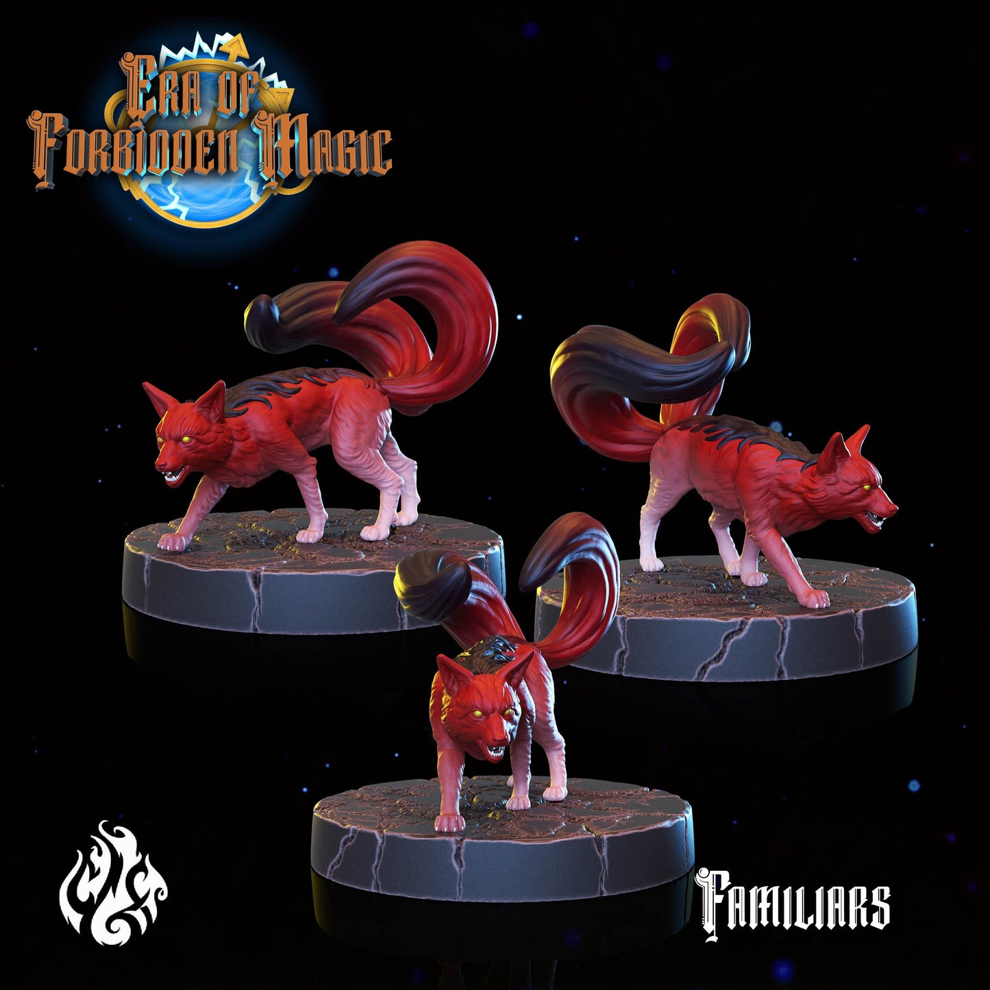 Familiars from "Era of Forbidden Magic" by Crippled God Foundry Miniatures