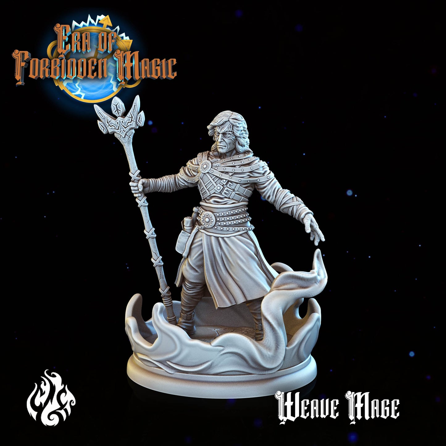 Weave Wizards from "Era of Forbidden Magic" by Crippled God Foundry Miniatures