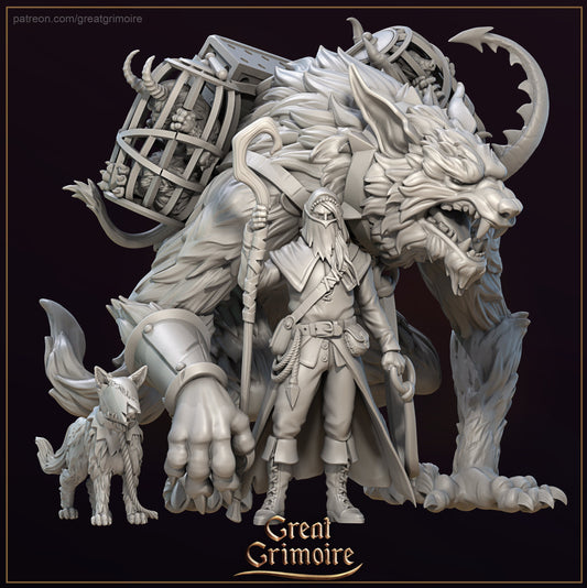 Beast Merchant from "Merchants of Dark Alley" by Great Grimoire Miniatures