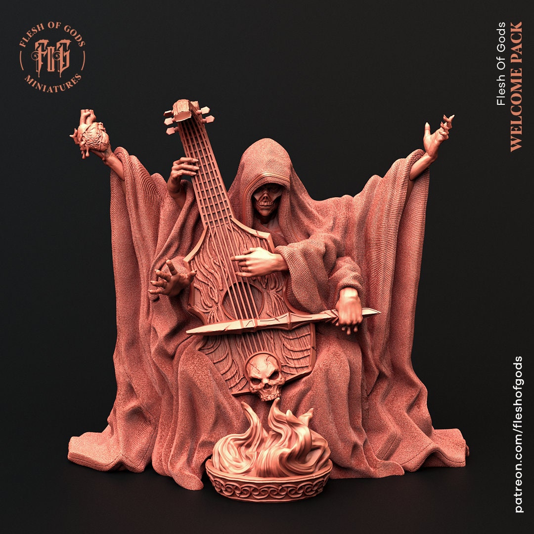 The Ritualist Bard by Flesh of Gods Miniatures