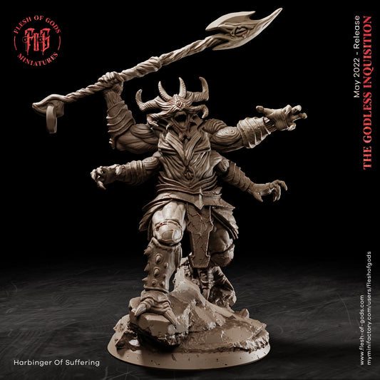 Harbinger of Suffering from "Godless Inquisition" by Flesh of Gods Miniatures