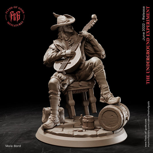 The Bard from "Underground Experiment" by Flesh of Gods Miniatures