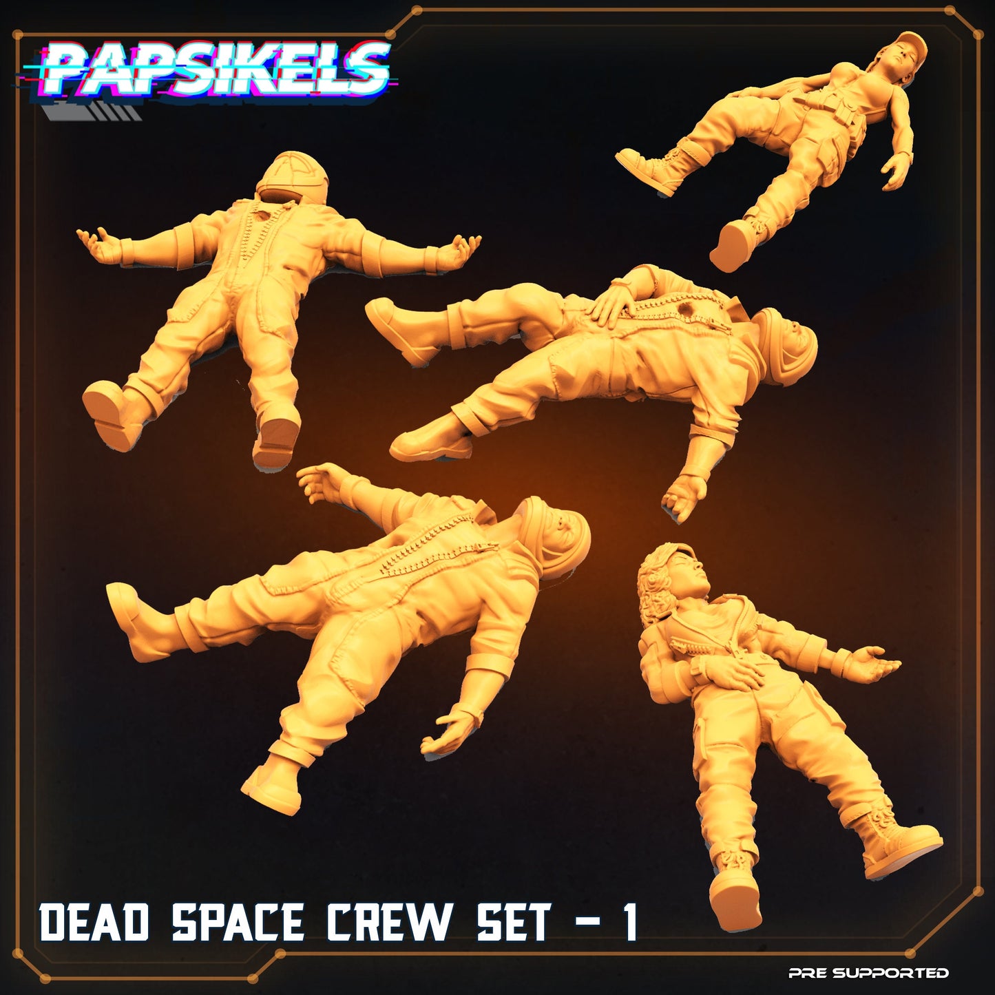 Dead Space Crew Set from "Skull Hunters" by Papsikels Miniatures