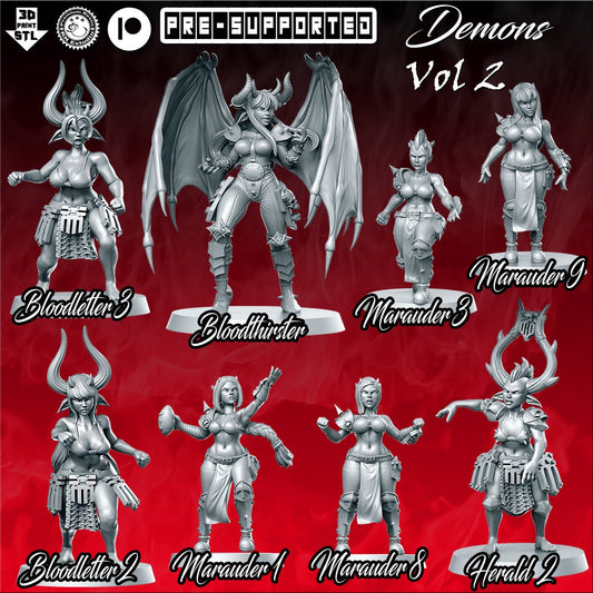 Demons Vol. 2 Mythbowl Team by RN Estudio Miniatures