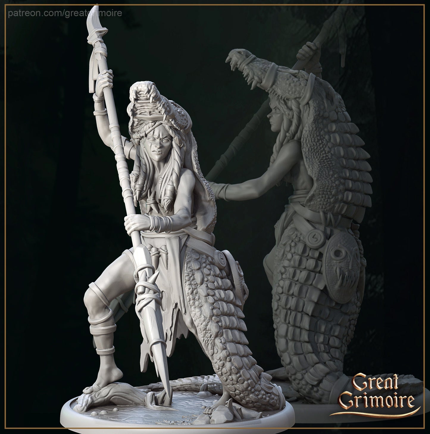 Shanti from "Beyond the Evergreen Forest" by Great Grimoire Miniatures