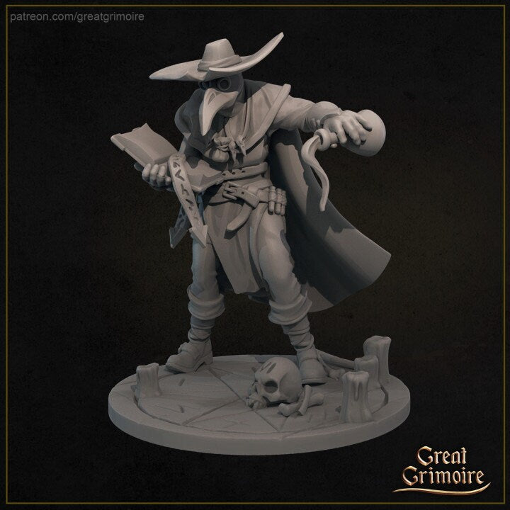 Dr Corvis Plague Doctor by Great Grimoire Miniatures