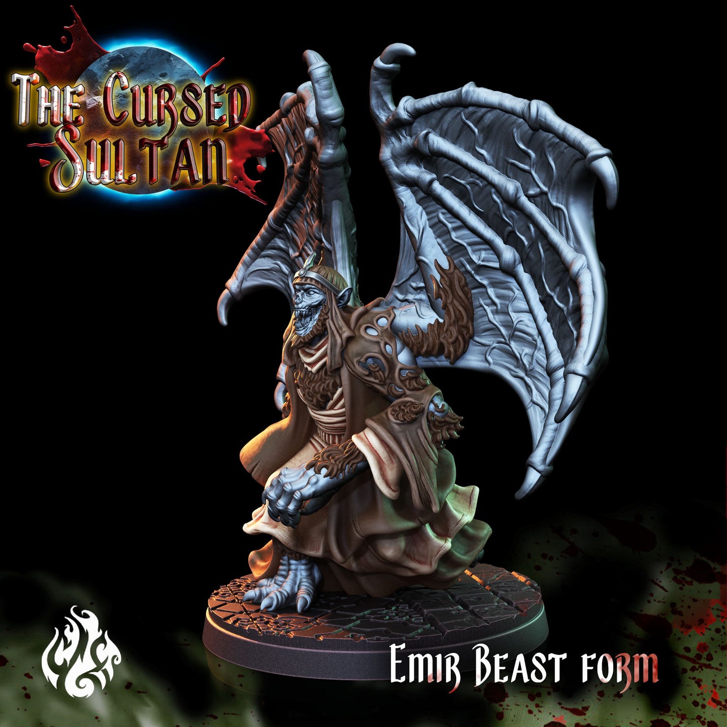 Emir Beast Form from "Cursed Sultan" by Crippled God Foundry Miniautres