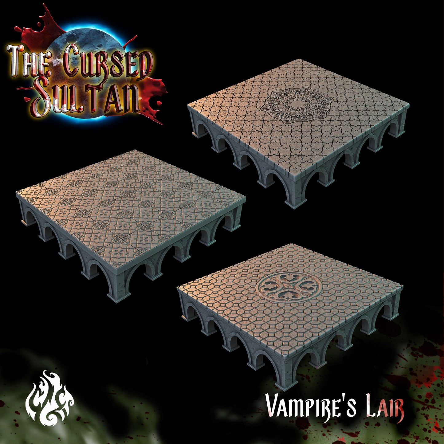 Vampire's Lair from "Cursed Sultan" by Crippled God Foundry Miniatures