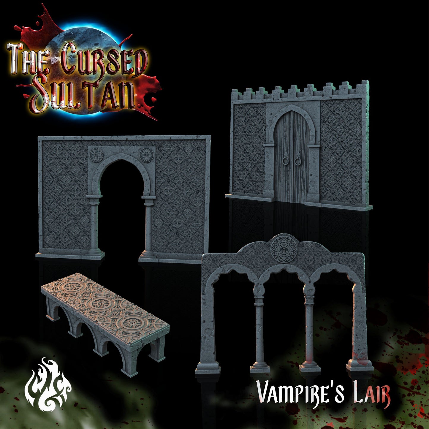 Vampire's Lair from "Cursed Sultan" by Crippled God Foundry Miniatures